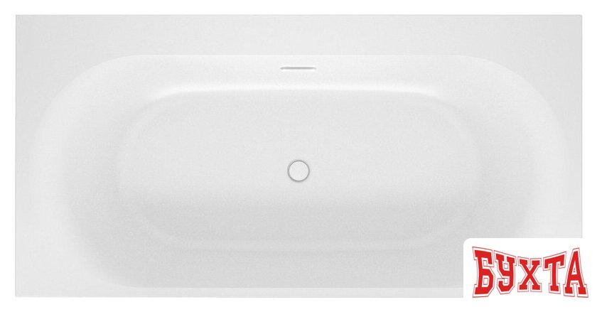 Ванна Wellsee Dream For More 181x90 23790102R (встраиваемая ванна белый глянец, сифон-автомат глянцевый белый)