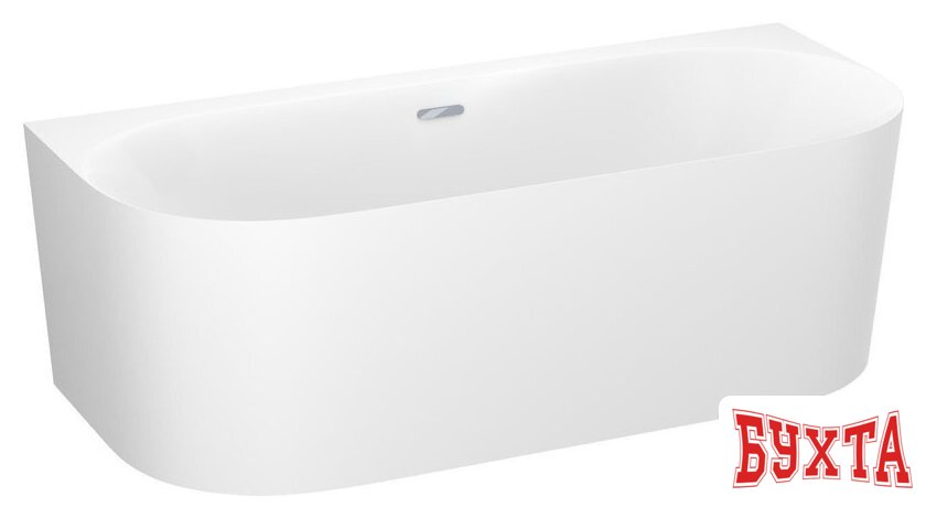 Ванна Wellsee Collaro 170x80 28910101R (пристенная ванна белый глянец, экран, ножки, сифон-автомат хром) 2