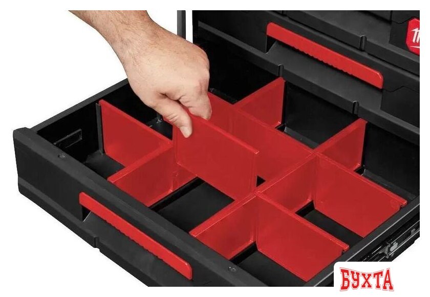Ящик для инструментов Milwaukee Packout 3 Drawer Tool Box 4932472130 5