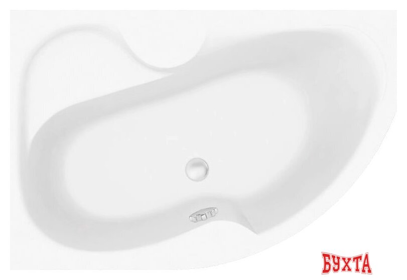 Ванна Bonito Home Arizona 170x105 L BH-AR-102-170L/Su+BH-AR-170L (с ножками и экраном)