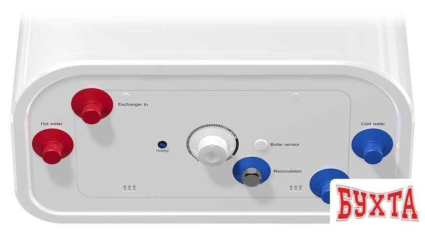 Накопительный электрический водонагреватель Thermex Flat 100 V Combi 4