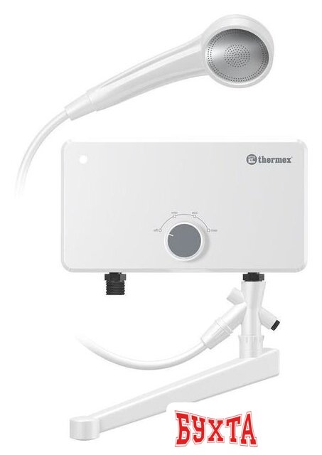 Проточный электрический водонагреватель кран+душ Thermex Urban 5500 combi