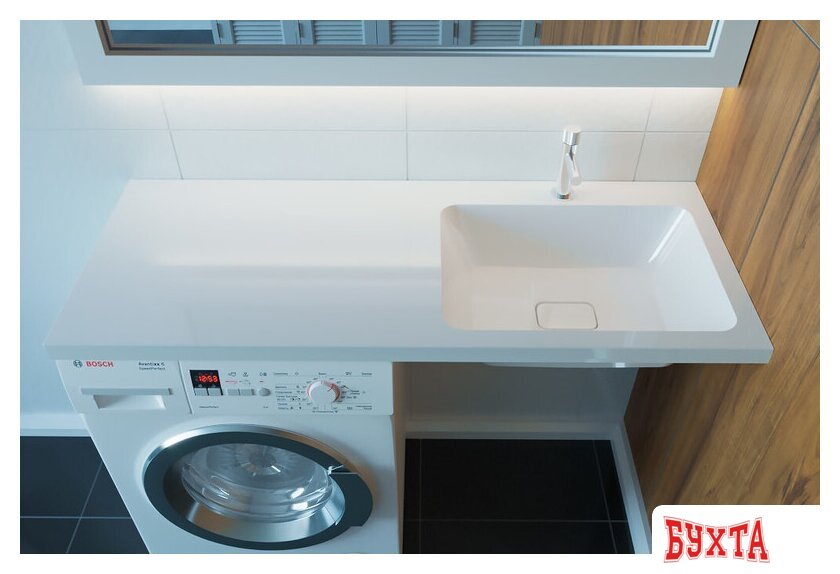 Умывальник Madera Kamilla 120х48 (правый) 3