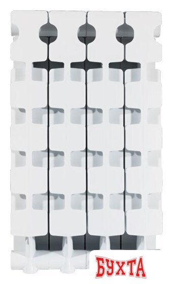 Алюминиевый радиатор Fondital Calidor Super B4 350/100 V69001406 (6 секций) 3