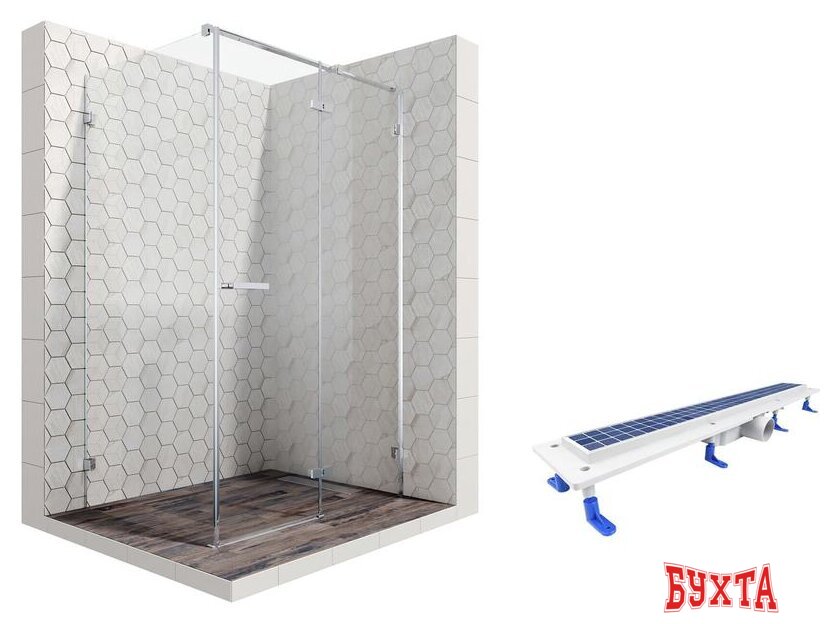 Душевой уголок Ambassador Set 10011104R-ST1