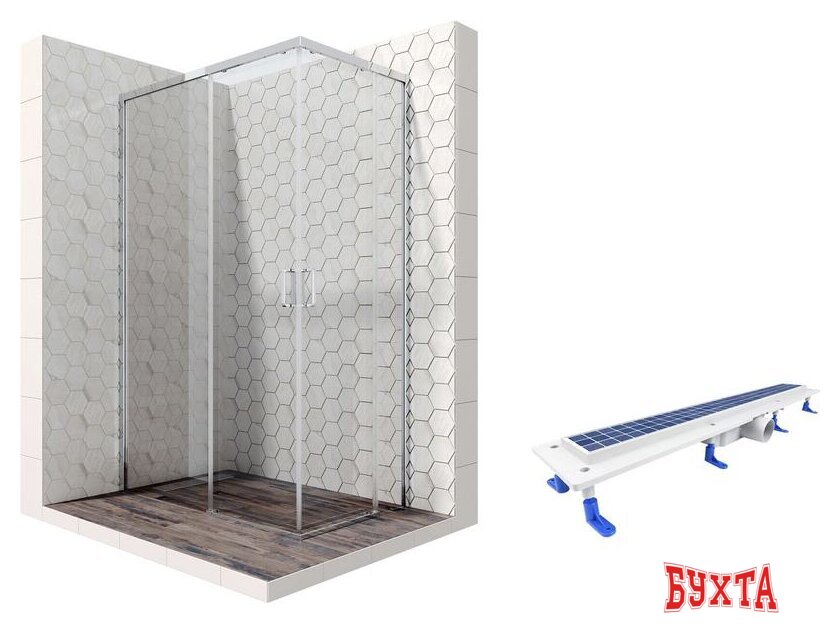 Душевой уголок Ambassador Set 11011106L-ST1