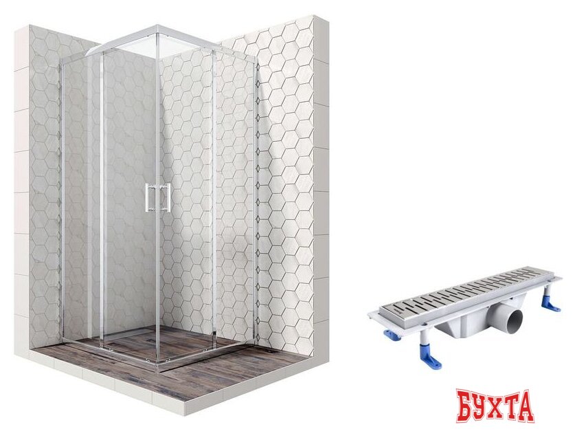 Душевой уголок Ambassador Set 14011102-ST2