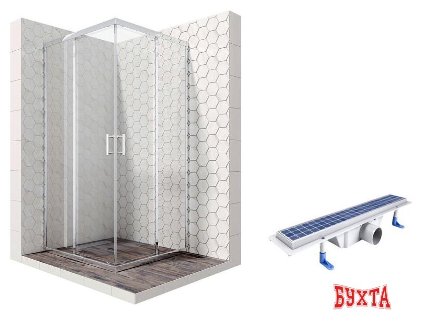 Душевой уголок Ambassador Set 14011102-ST4