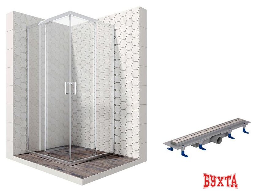 Душевой уголок Ambassador Set 14011102-ST8