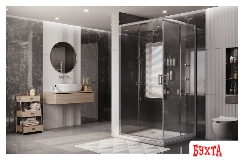 Душевой уголок Ambassador Set 14011102-ST11 2