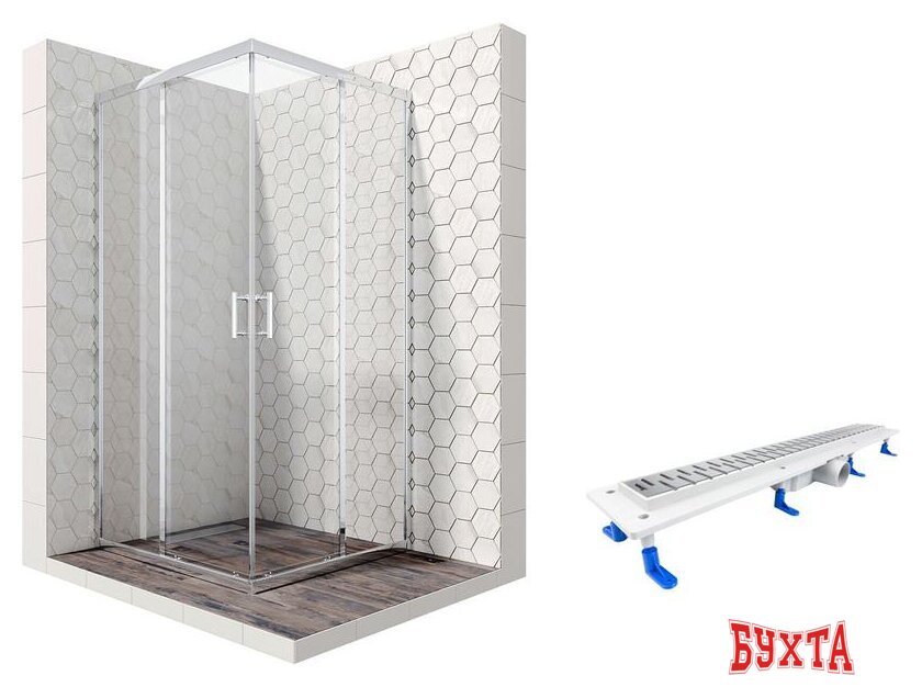 Душевой уголок Ambassador Set 14011102-ST13