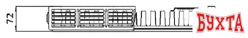 Стальной панельный радиатор Prado Classic тип 11 500x400 2