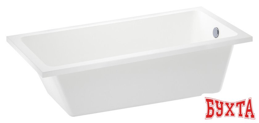 Ванна Wellsee FreeDom 150x80 231101001 (встраиваемая ванна белый глянец, сифон-автомат хром) 2