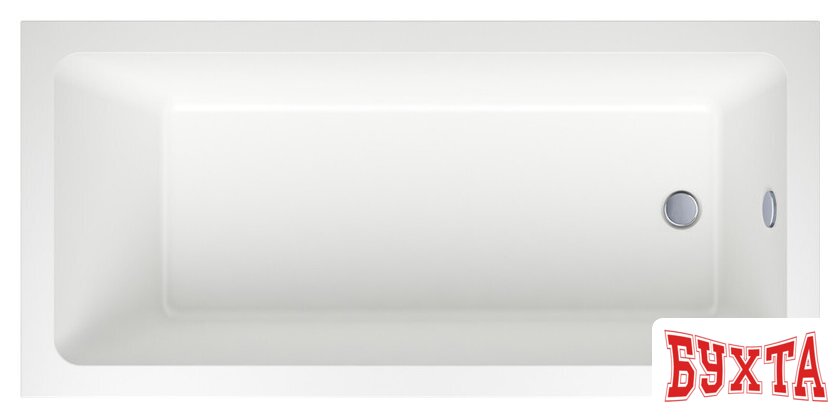 Ванна Wellsee FreeDom 165x80 231102001 (встраиваемая ванна белый глянец, сифон-автомат хром)