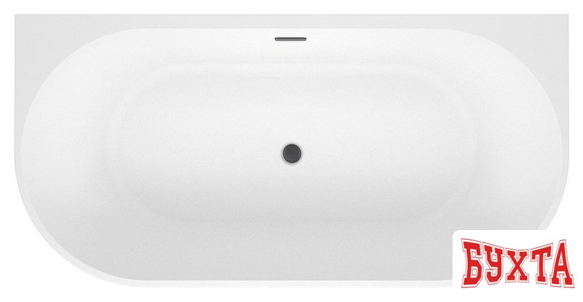 Ванна Wellsee Excellence Pro 150x73 28760203R (пристенная ванна белый глянец, экран, ножки, сифон-автомат матовый черный) 4
