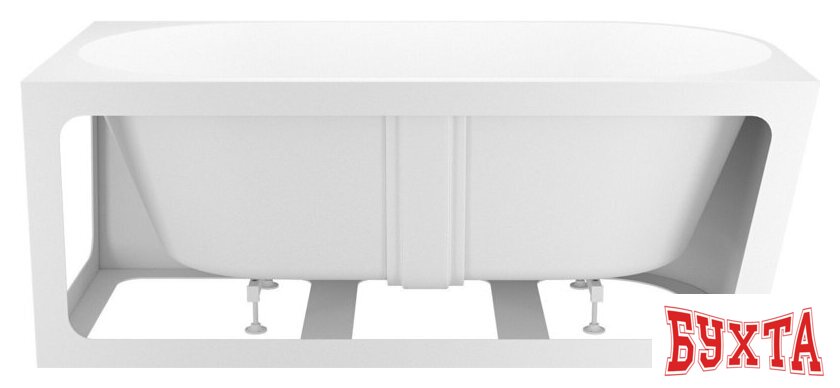 Ванна Wellsee Excellence Pro 150x73 28761003R (пристенная ванна (правая) белый глянец, экран, ножки, сифон-автомат матовый черный) 3