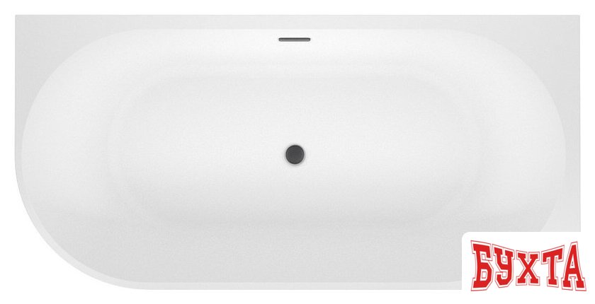 Ванна Wellsee Excellence Pro 150x73 28761003R (пристенная ванна (правая) белый глянец, экран, ножки, сифон-автомат матовый черный) 4