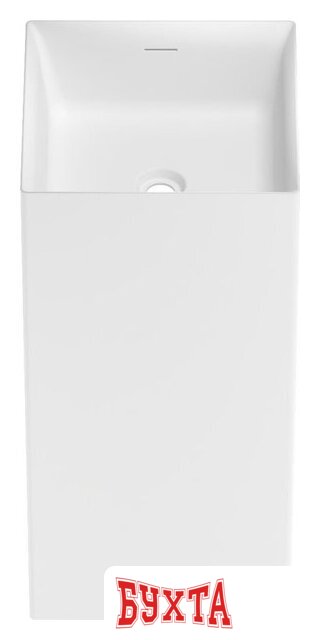 Умывальник Wellsee Pure BY Wellsee 230712000 (отдельностоящий, без отверстия под смеситель, матовый белый) 2