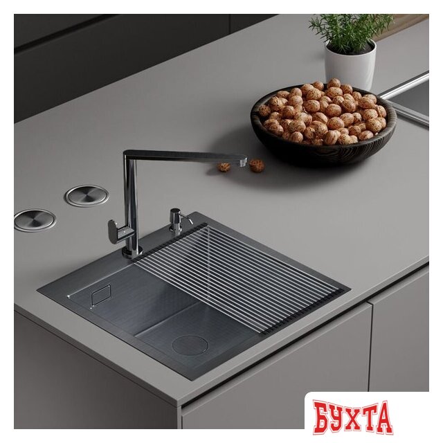 Кухонная мойка Roxen Simple 560220-45B