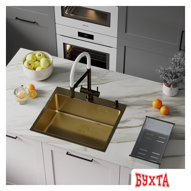 Кухонная мойка Roxen Simple 560220-60G 2