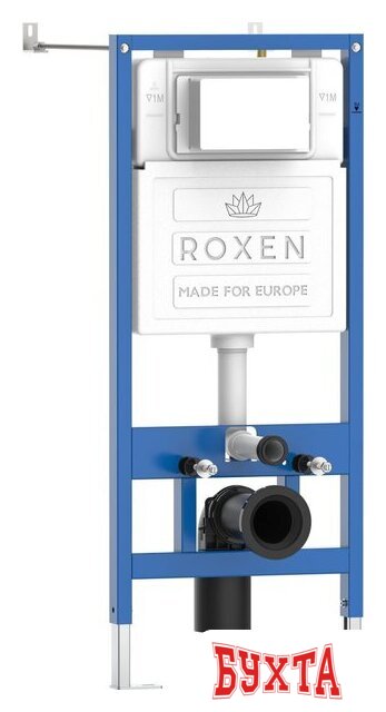 Инсталляция для унитаза Roxen StounFix Dual Fresh 710200 с удлиненными креплениями в комплекте и встр. контейнером для гигиенических таблеток (аромадозатор) 2