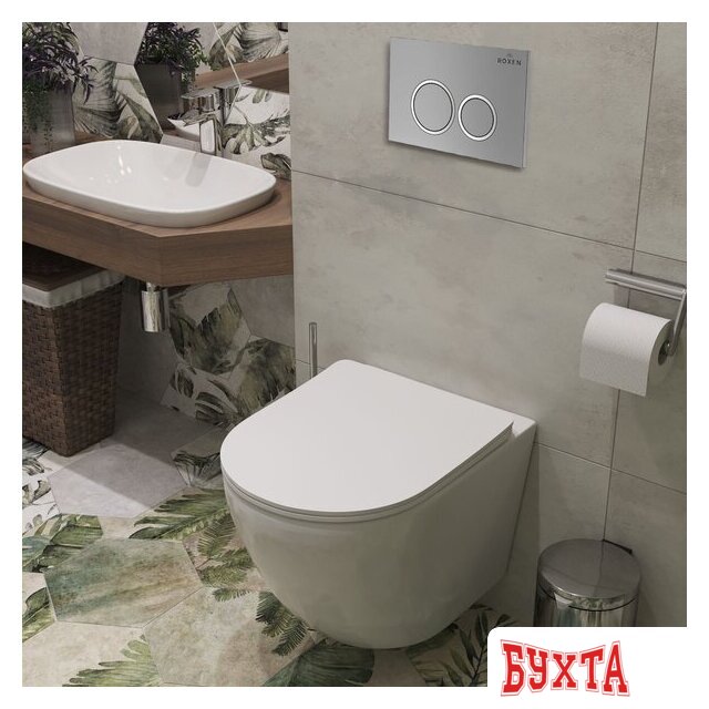 Инсталляция для унитаза Roxen StounFix Dual Fresh 821002 4