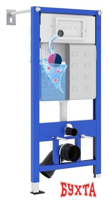 Инсталляция для унитаза Roxen StounFix Dual Fresh 828474 2