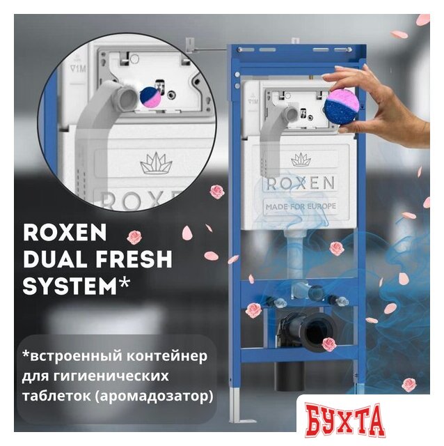 Инсталляция для унитаза Roxen StounFix Dual Fresh 968047 4