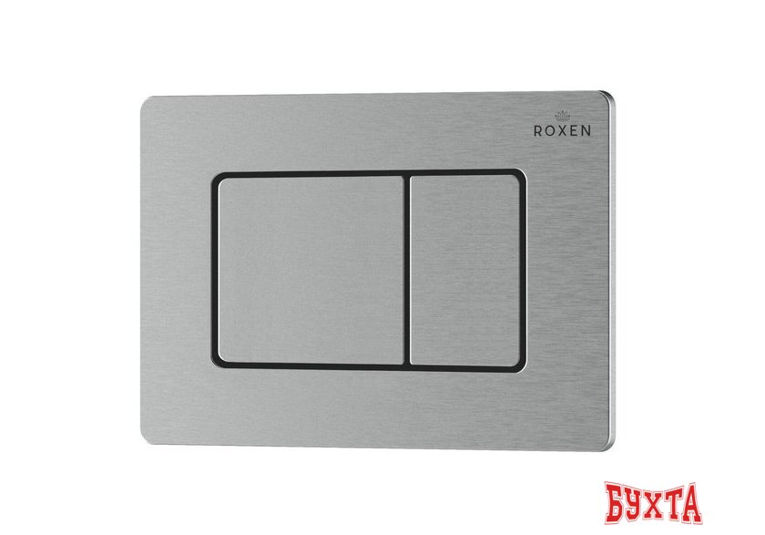 Инсталляция для унитаза Roxen для приставного унитаза Attach с кнопкой смыва 968400 (сатин) 5