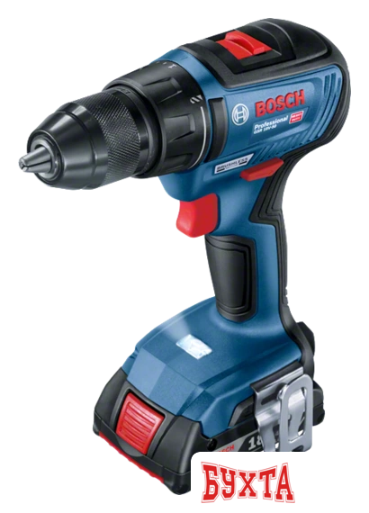 Дрель-шуруповерт Bosch GSR 18V-50 Professional 06019H5000 (с 2-мя АКБ, кейс)