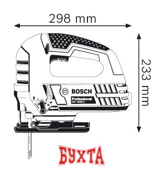 Электролобзик Bosch GST 8000 E Professional 2