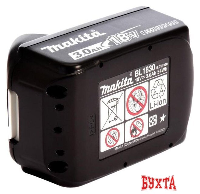 Аккумулятор с зарядным устройством Makita BL1830B + DC18RC (18В/3.0 Ah + 7.2-18В) 3