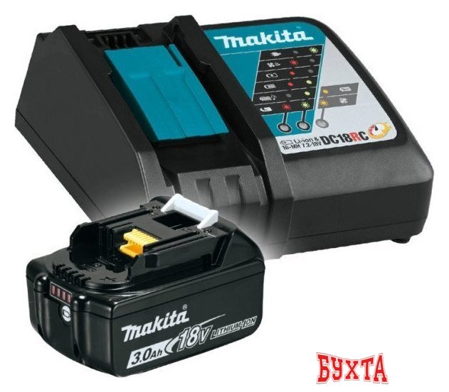 Аккумулятор с зарядным устройством Makita 191A24-4 (18В/3 Ah + 18В)