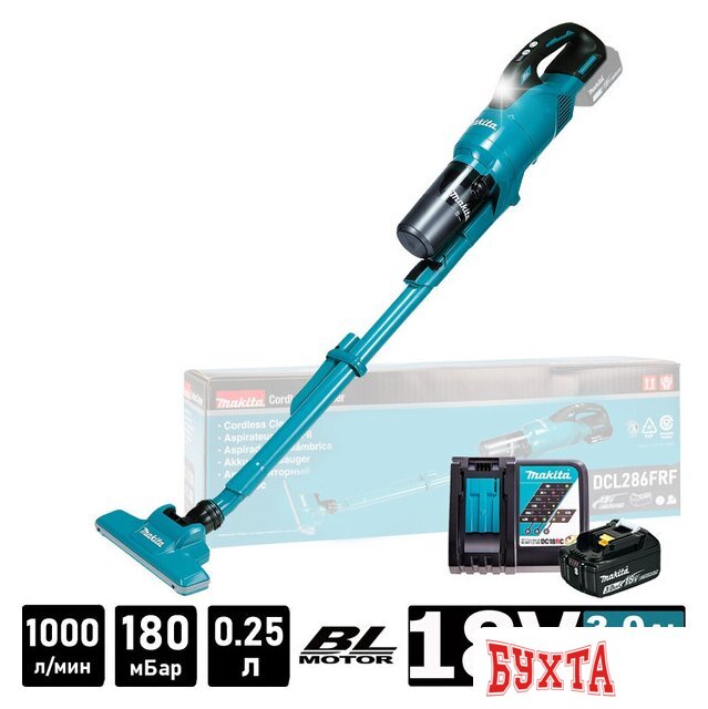 Пылесос Makita DCL286FRF 2