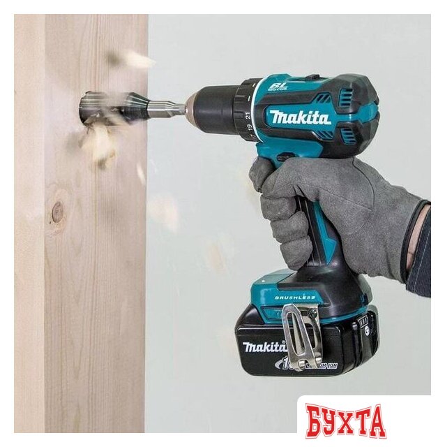 Дрель-шуруповерт Makita DDF485RF3J (с 3-мя АКБ, кейс) 3