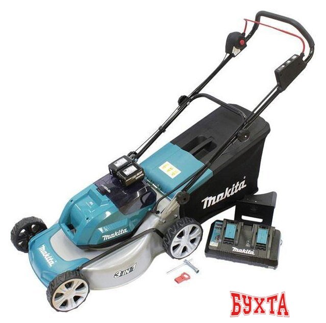 Газонокосилка Makita DLM460PT2 (с 2-мя АКБ) 3