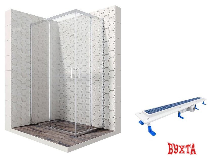 Душевой уголок Ambassador Set 14011101-ST9