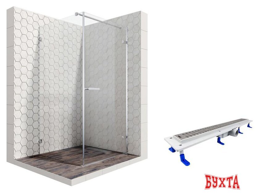 Душевой уголок Ambassador Set 10011102R-ST6