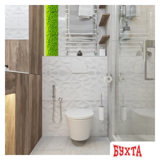 Инсталляция для унитаза Lavinia Boho Relfix 5 в 1 77010040 (белое стекло) 3