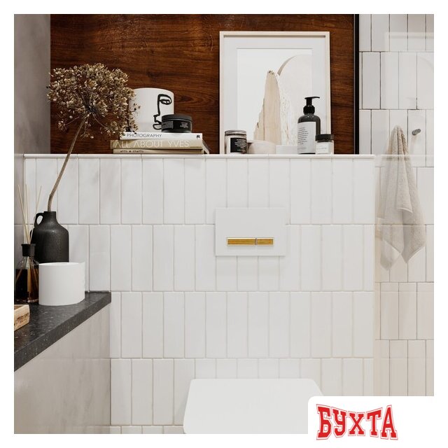 Инсталляция для унитаза Lavinia Boho Relfix 5 в 1 77010047 (белый/светлое дерево пластик) 4