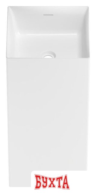 Умывальник Wellsee Pure BY Wellsee 230711000 (отдельностоящий, без отверстия под смеситель, глянцевый белый) 2