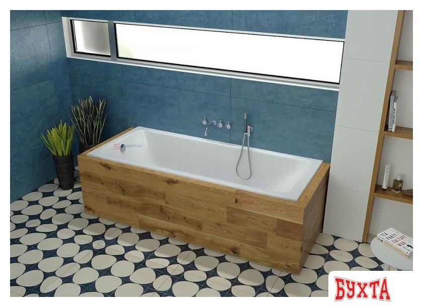 Ванна Универсал Оптима 180x80 (с ножками) 4