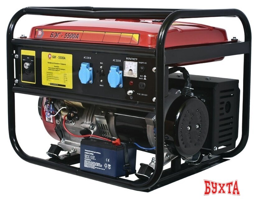 Бензиновый генератор Калибр БЭГ-5500А 4