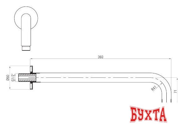 Душевая система Deante DEANTE_002M 5