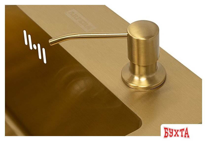 Кухонная мойка ARFEKA ECO AR мойка 500*500, коландер, дозатор GOLD 5