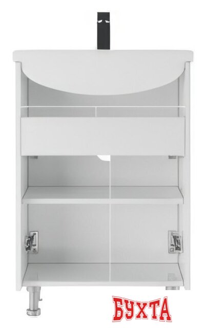 Мебель для ванных комнат Айсберг Тумба под умывальник Уют 55 Лилия без ящика 4