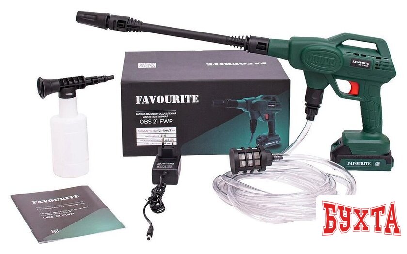 Мойка высокого давления Favourite OBS 21 FWP (с 1-им АКБ)