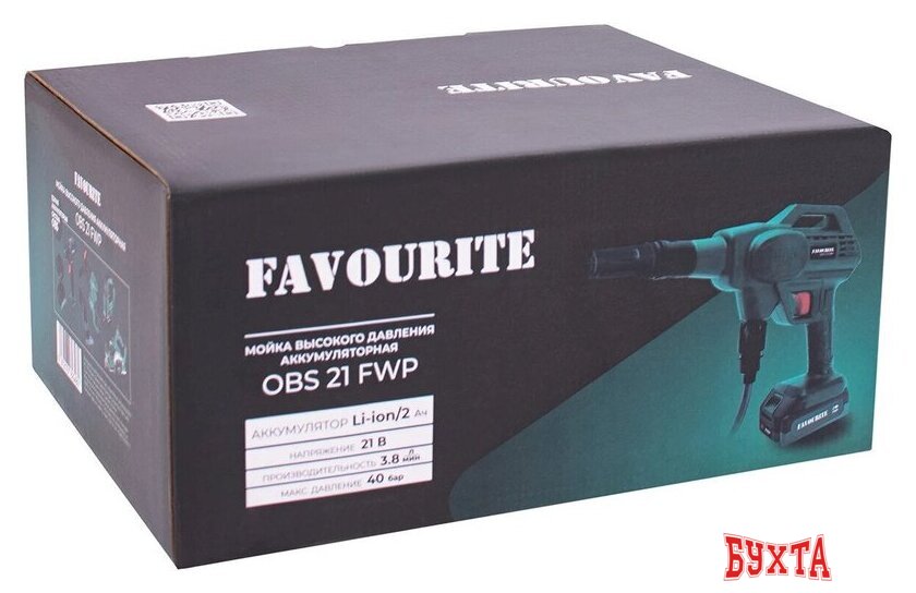 Мойка высокого давления Favourite OBS 21 FWP (с 1-им АКБ) 3