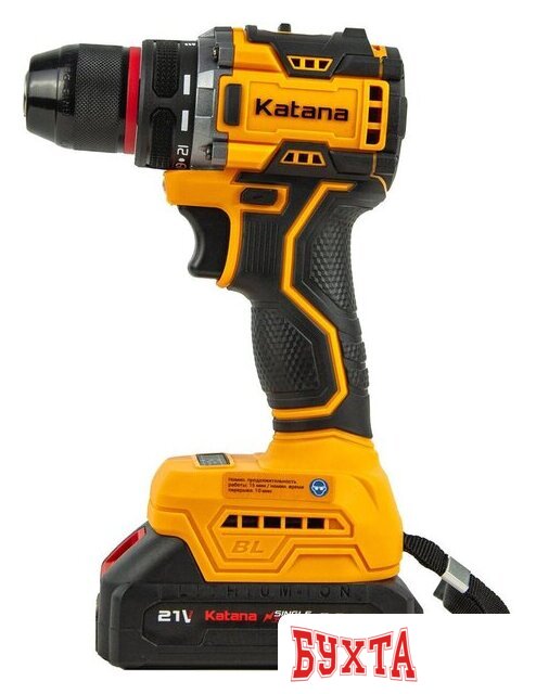 Дрель-шуруповерт Katana BCD5501 (с 2-мя АКБ, кейс) 3