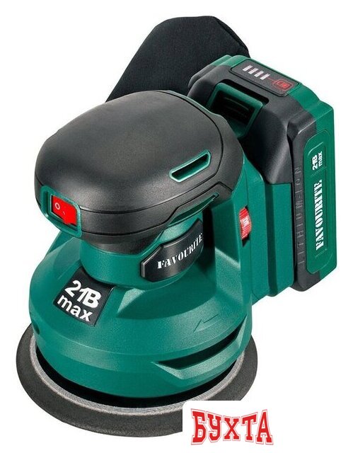 Эксцентриковая шлифмашина Favourite OBS 21 OS125 Set 153212521 (с 1-им АКБ)